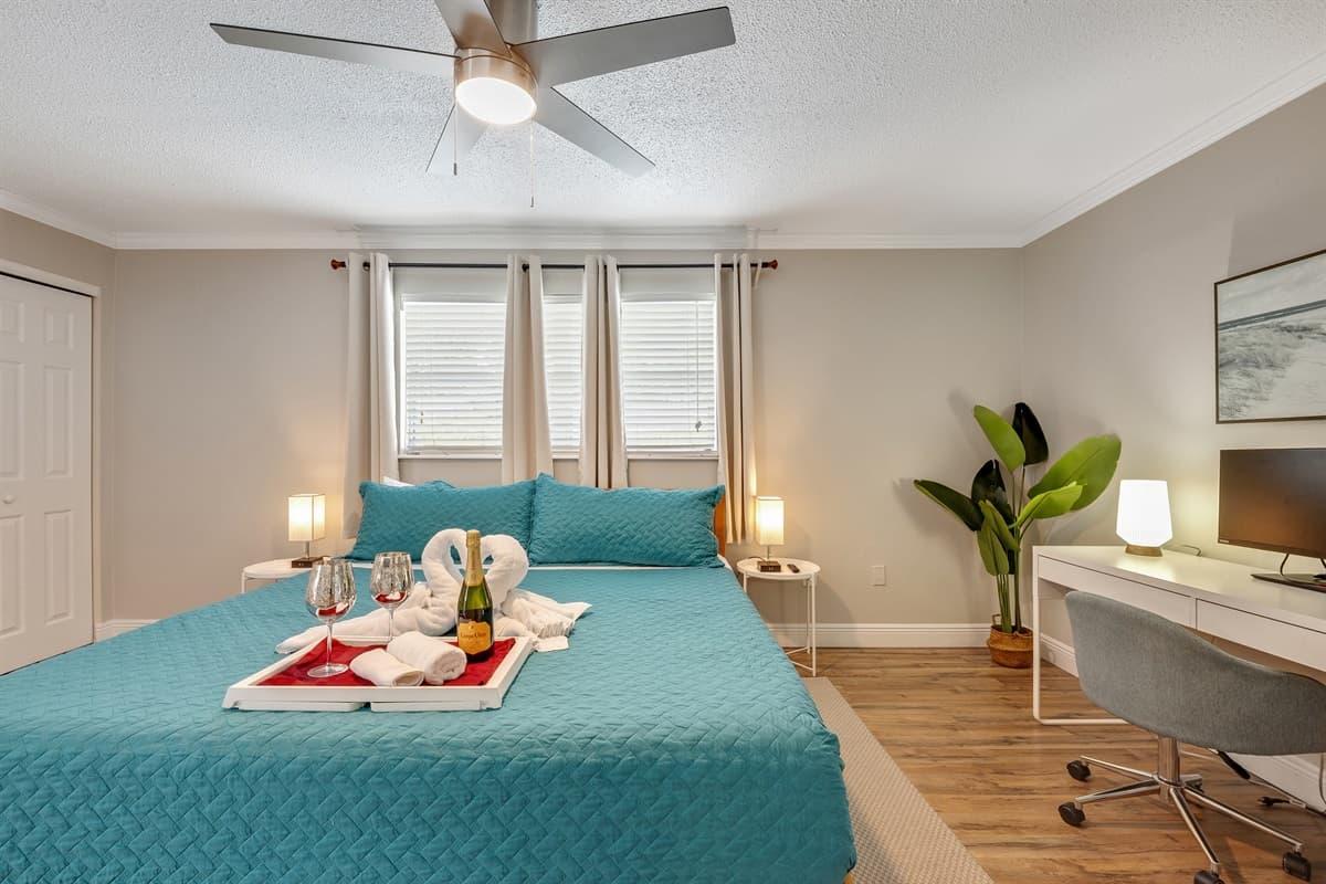 The Master Bedroom is more than just a room; it's an invitation to experience the epitome of comfort, luxury, and convenience.