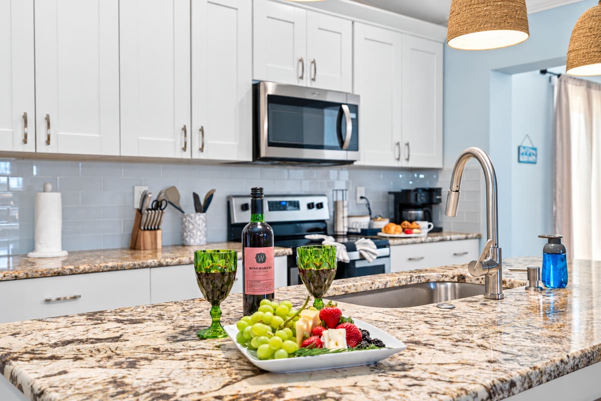 This kitchen is thoughtfully designed to make every culinary endeavor a pleasure.