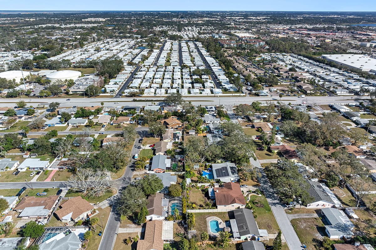Aerial View of the Neighborhood