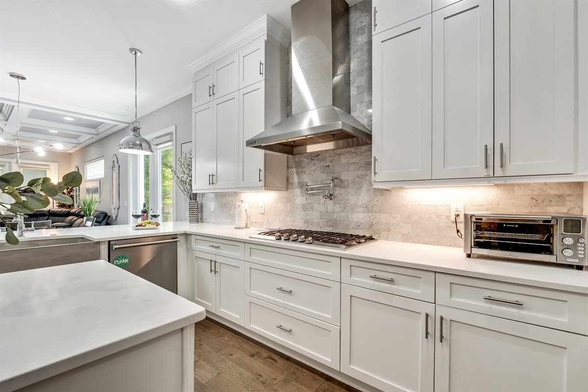 The sleek, modern design exudes elegance and sophistication, creating a culinary oasis where style meets substance.