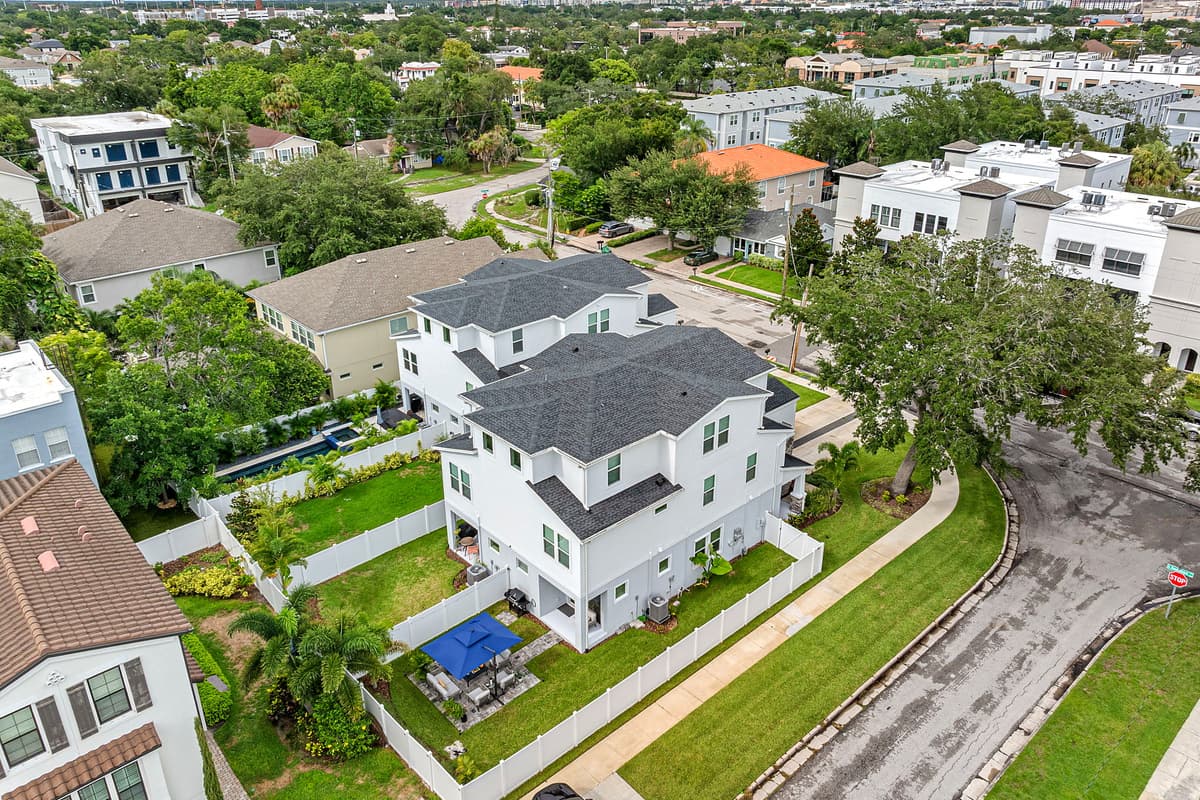 Aerial View of the Neighborhood