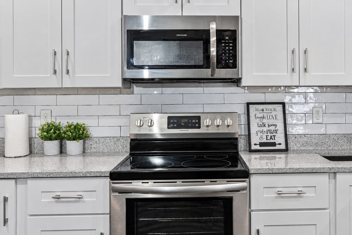 Do you love preparing/ making your own meals? Our property has a modern fully equipped kitchen where you would surely enjoy cooking! If you find this amazing, send us an inquiry now!