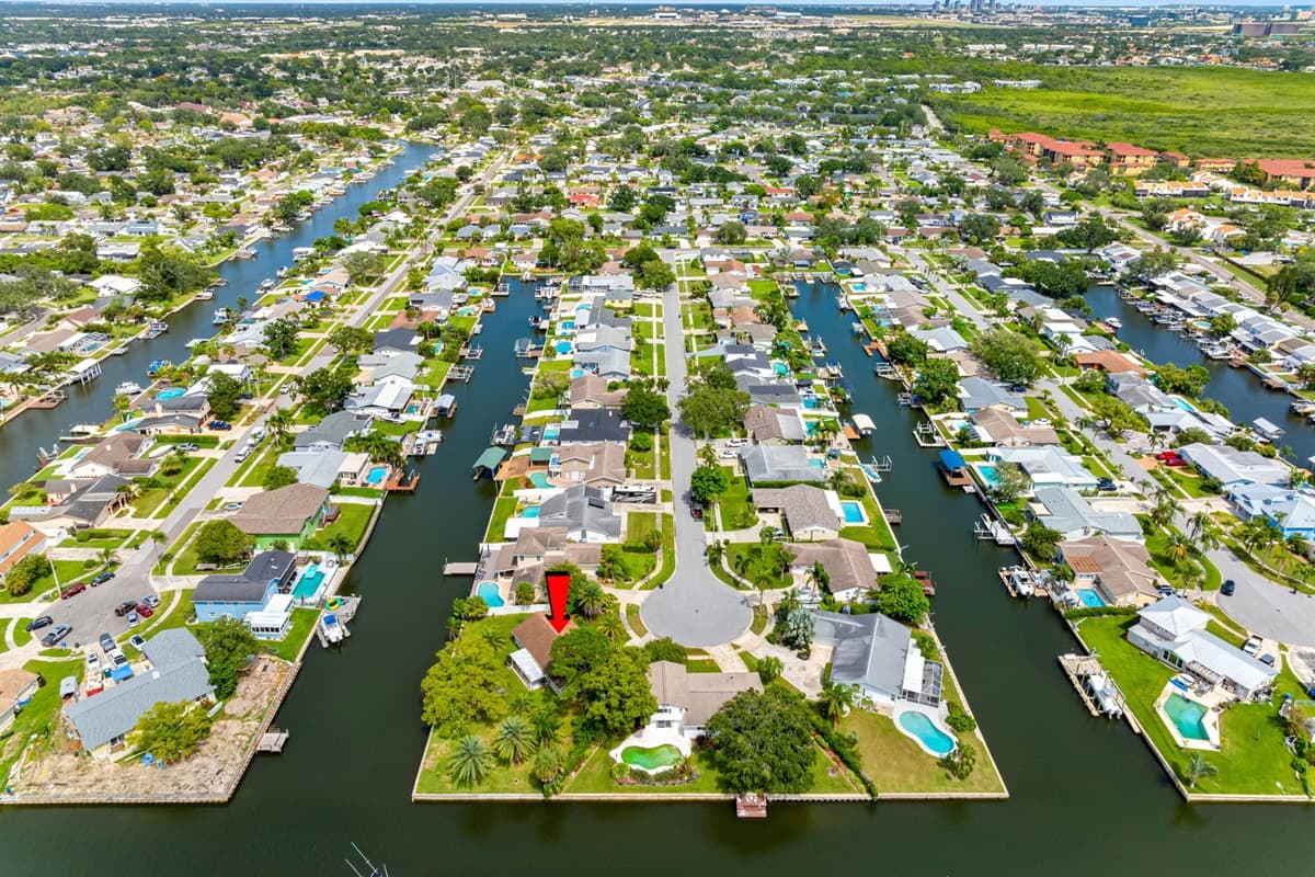 Aerial View of the Neighborhood