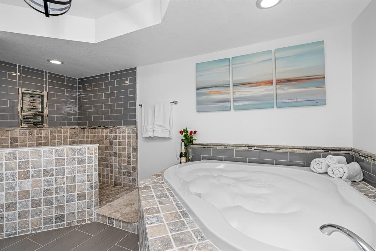 Immerse yourself in warm, soothing waters, bask in the ambient lighting, and let your worries drift away.