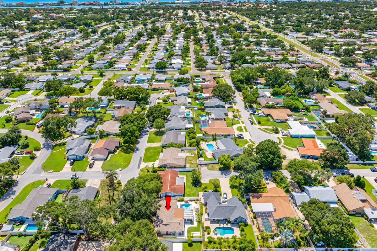 Aerial View of the Neighborhood