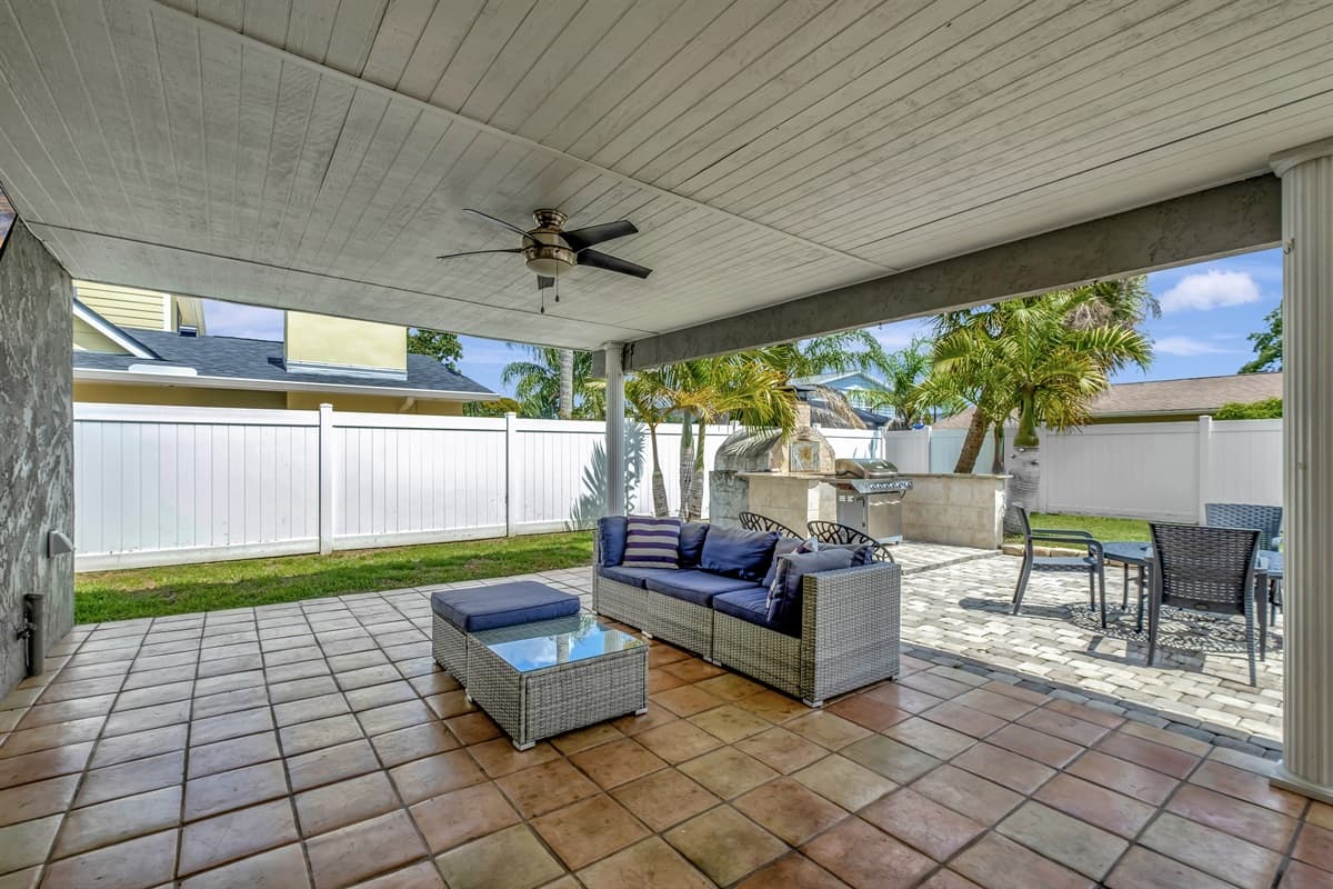 Whether you're basking in the sun or enjoying a shaded retreat, our outdoor haven has you covered.