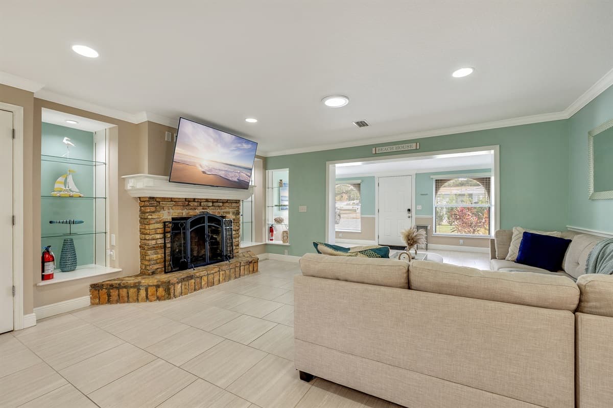 Expertly designed to accommodate the entire family with an abundance of plush seating.