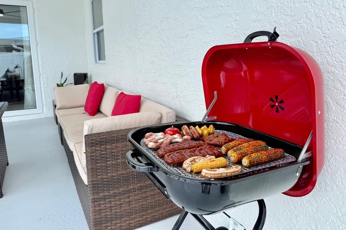 Vacation vibes every day! Lounge poolside, take a refreshing swim, or fire up the grill in your private Florida retreat.