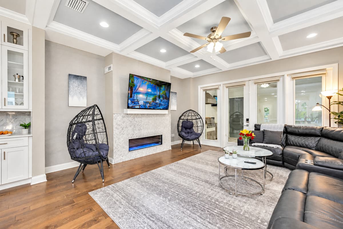 Step into a haven of comfort and style in our spacious living room, designed to be your ultimate retreat.