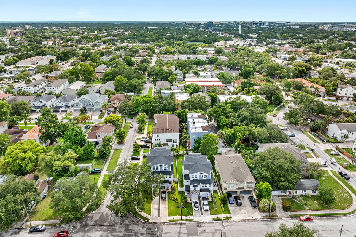 Aerial View of the Neighborhood