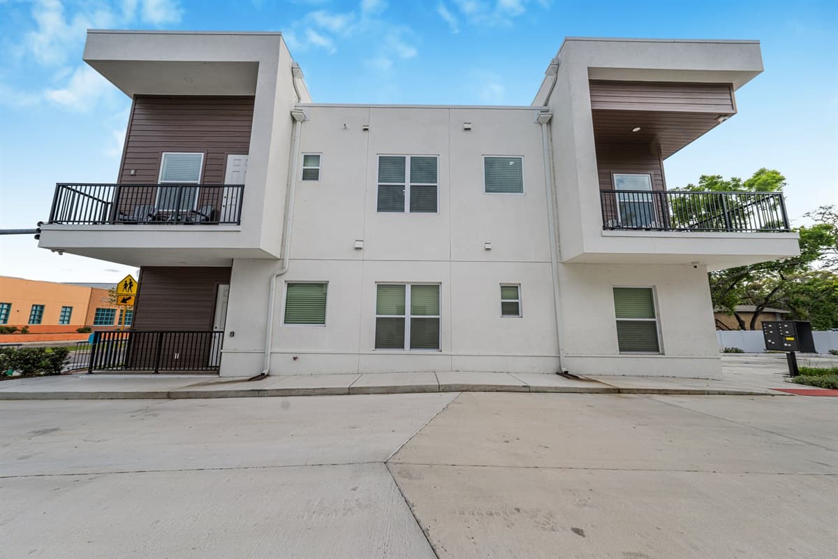 Set on a quiet residential street with mature trees, KaSa offers a peaceful retreat just minutes from Tampa's busiest corridors.
