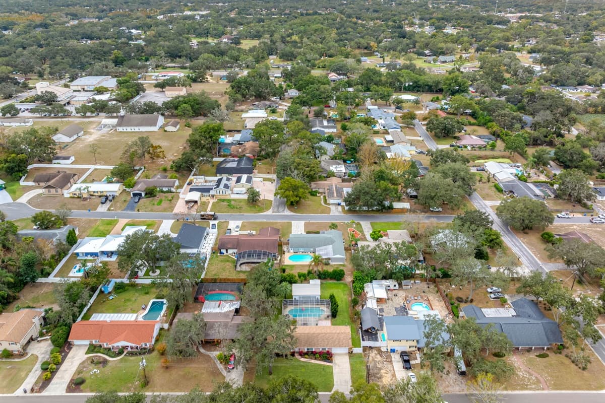 Aerial View of the Neighborhood
