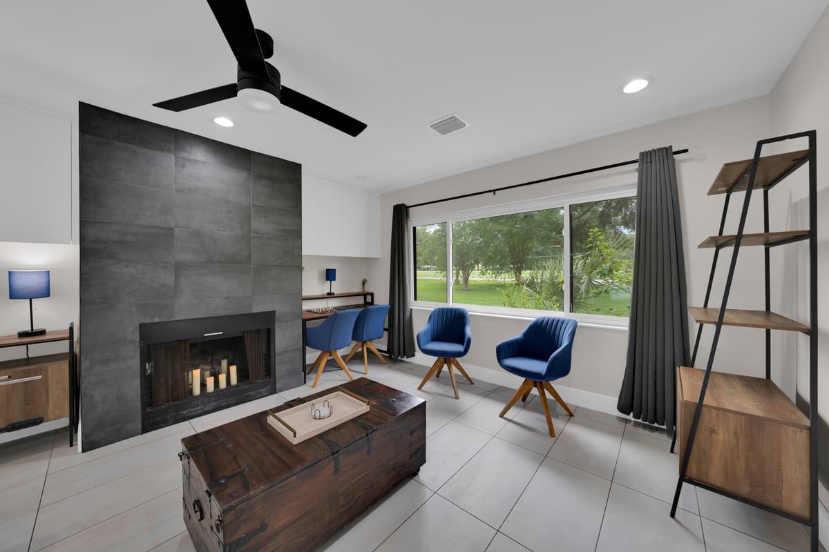 A cozy corner made for quiet moments, warm fires, and unwinding in comfort.