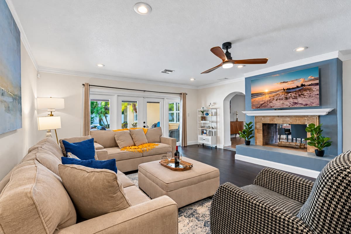 Unwind in style and indulge in comfort with our stunning living room.