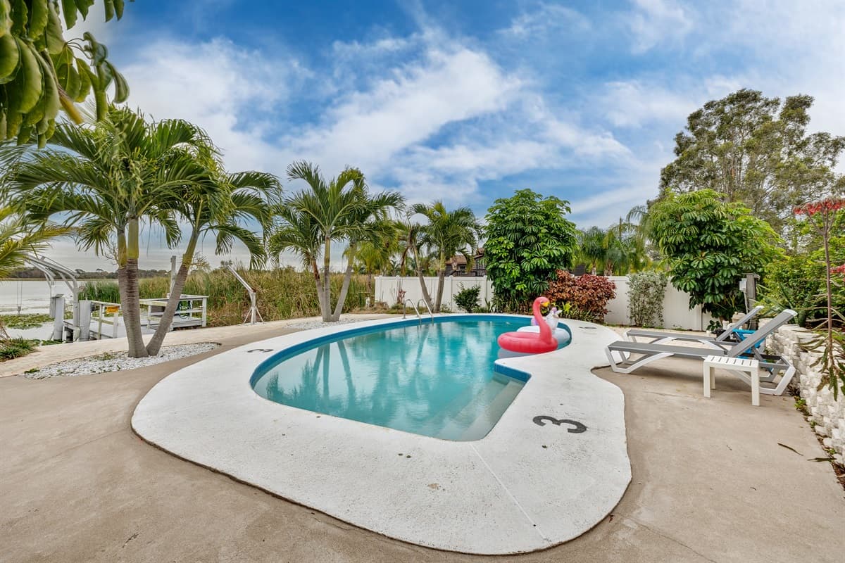 Immerse yourself in a serene oasis as you enter our pool area, providing a perfect sanctuary to unwind and leave behind the burdens of everyday life.