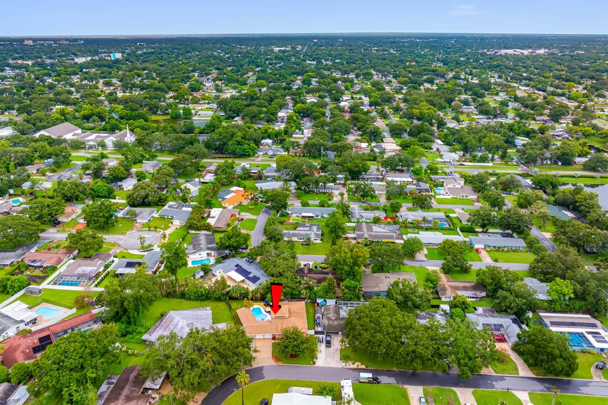 Aerial View of the Neighborhood