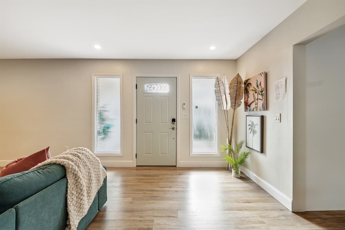 Entrance to the home.