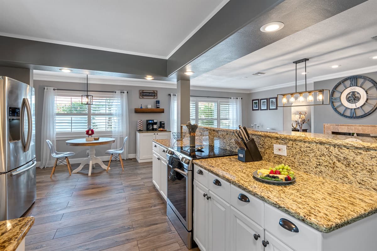 With state-of-the-art appliances, stylish design, and plenty of room for creativity, our kitchen is the perfect place to whip up your culinary dreams.