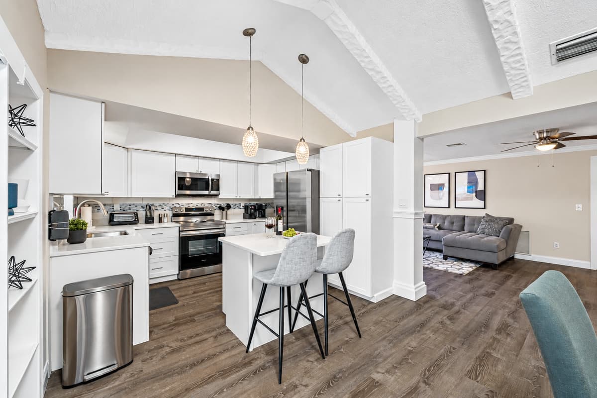 Never miss a story while getting the food ready! With our open space concept, you could bond with family and friends while making sure everyone would love the food they would eat! If you like this concept, send us a message!