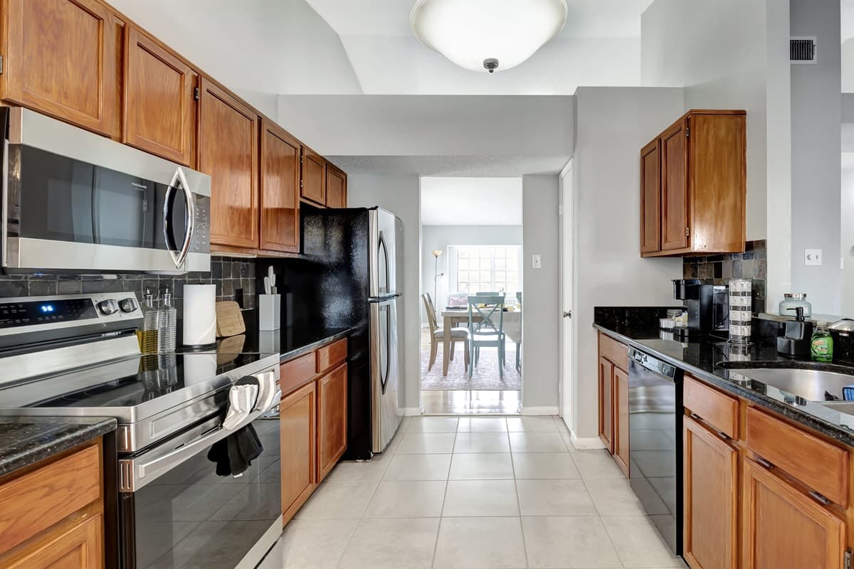Our kitchen is a symphony of sophistication.