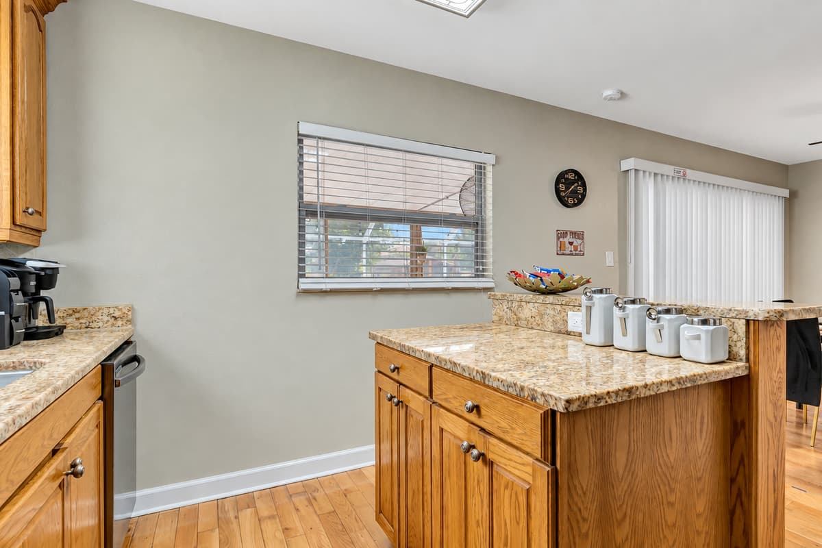 Equipped with modern appliances that are both sleek and efficient, preparing your favorite dishes becomes an enjoyable experience.