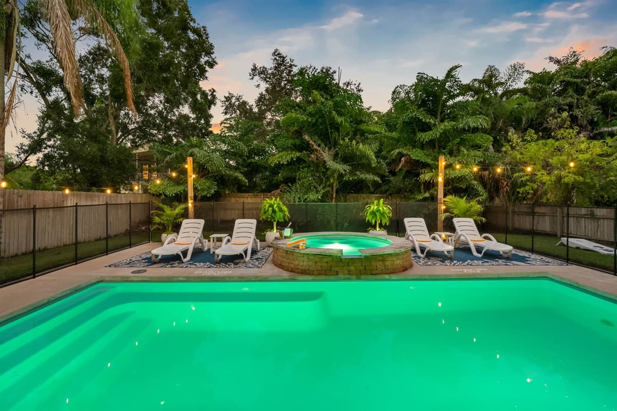 Safe, fenced-in space so the whole family can enjoy the outdoors worry-free.