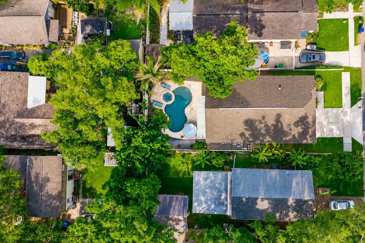 Aerial View of the Neighborhood