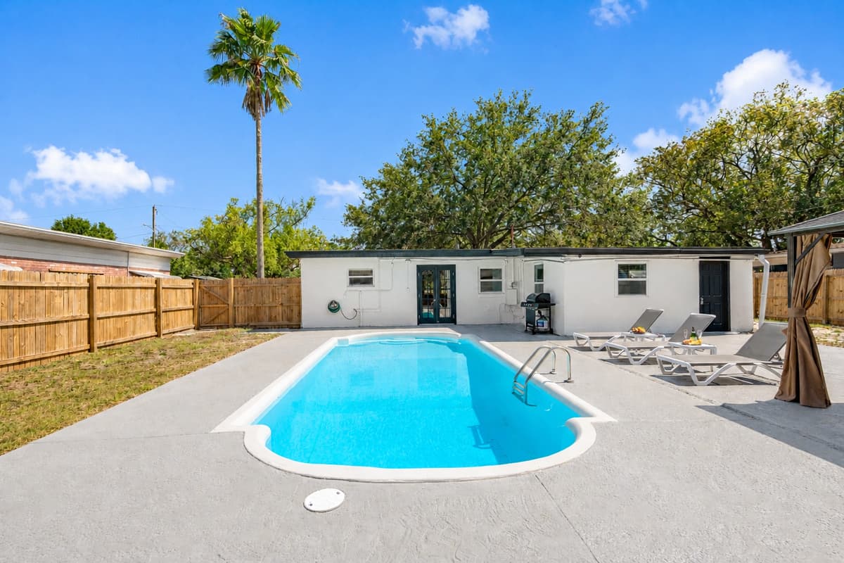 As you soak up the sun and bask in the glorious weather, the serene sound of trickling water will soothe your soul and transport you to a state of pure bliss.